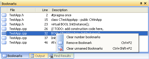 Bookmarks Management screenshot. Click to see next